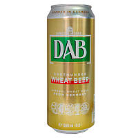 Пиво DAB світле нефільтроване 4.8% 0.5 л Німеччина