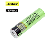 Аккумулятор Li-Ion 18650 на 3400 mAh LiitoKala NCR18650B С защитой