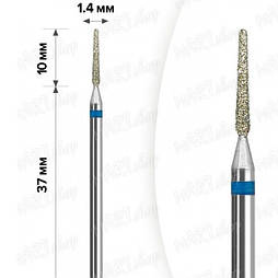 Фреза алмазна MART конус синя діаметр 1,4 мм