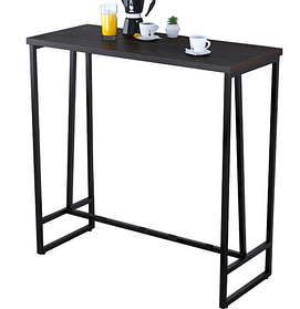 Барний стіл BS-125 Loft-Design прямокутний чорний венге