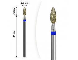Фреза алмазна MART свічка синя діаметр 2,7 мм