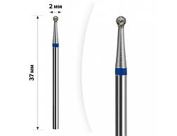 Фреза алмазна MART синій шар діаметр 2 мм