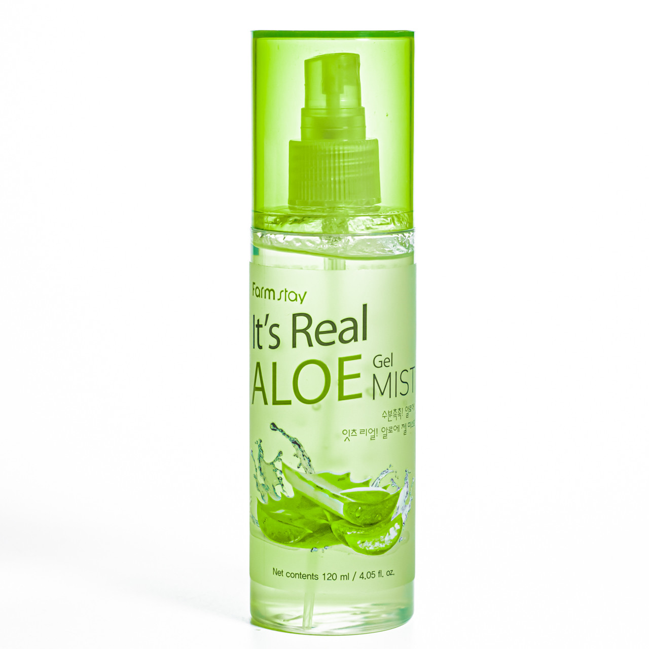 Гель міст для обличчя зволожуючий з екстрактом алое FarmStay it's Real Aloe Gel Mist 120 мл