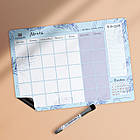 Магнітний планер на місяць A3    ENG, Блакитний/Blue, фото 9