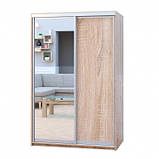 Шафа-купе (1000-1800*600*2400) дсп/дзеркало, фото 2
