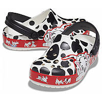 Детские сабо Crocs Dalmatians ,оригинал (207485) 21, черный/белый