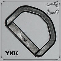 Полукольцо пластиковое YKK 25 мм черного цвета