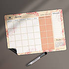 Магнітний планер на місяць A3  ENG, Персиковий/Peachy, фото 9