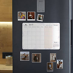 Магнітний планер на місяць A3 ENG, Ліловий/Lilak