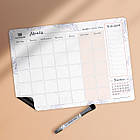 Магнітний планер на місяць A3 ENG, Ліловий/Lilak, фото 9