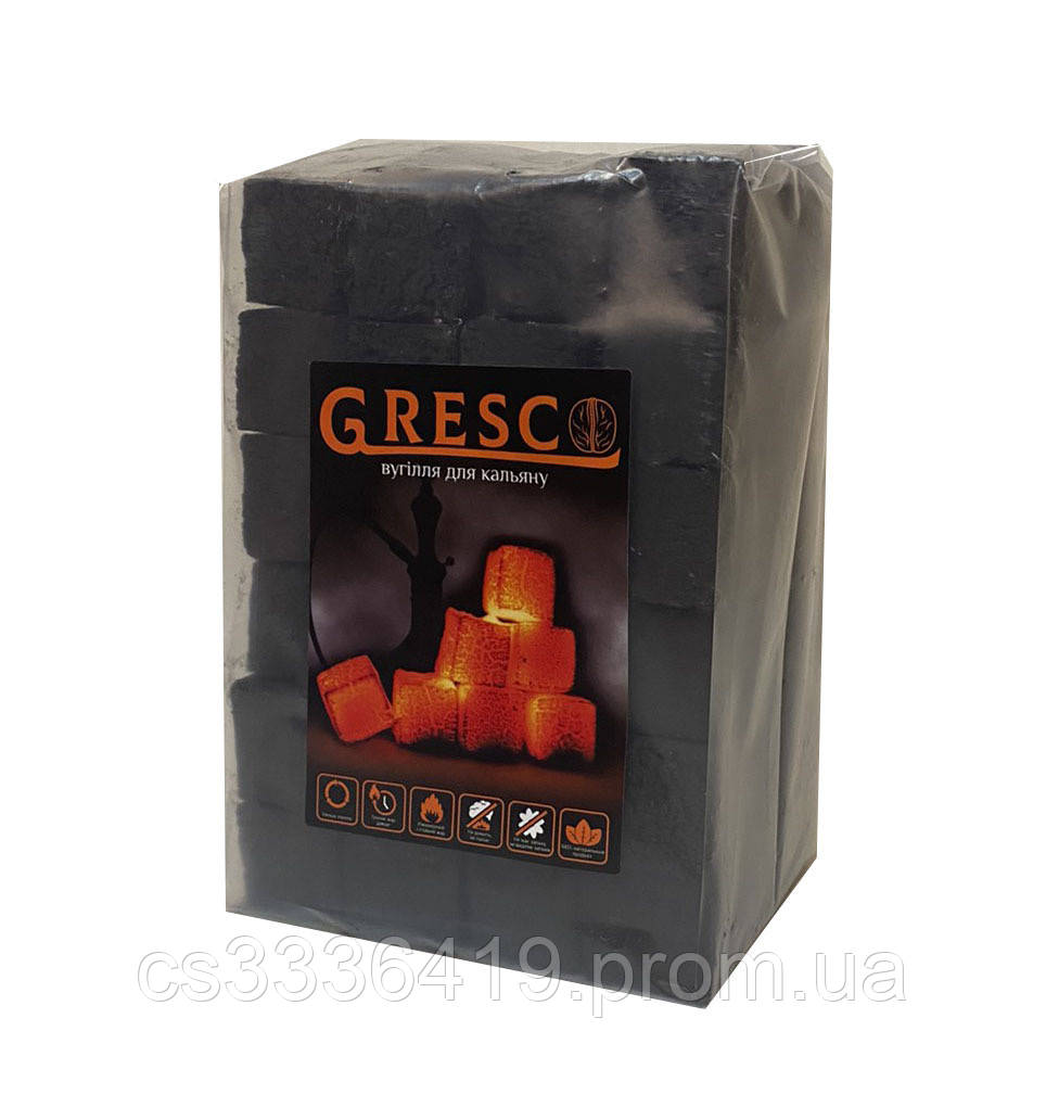 Уголь для кальяна 6 кг. Натуральный ореховый уголь Gresco - фото 2 - id-p1630095465