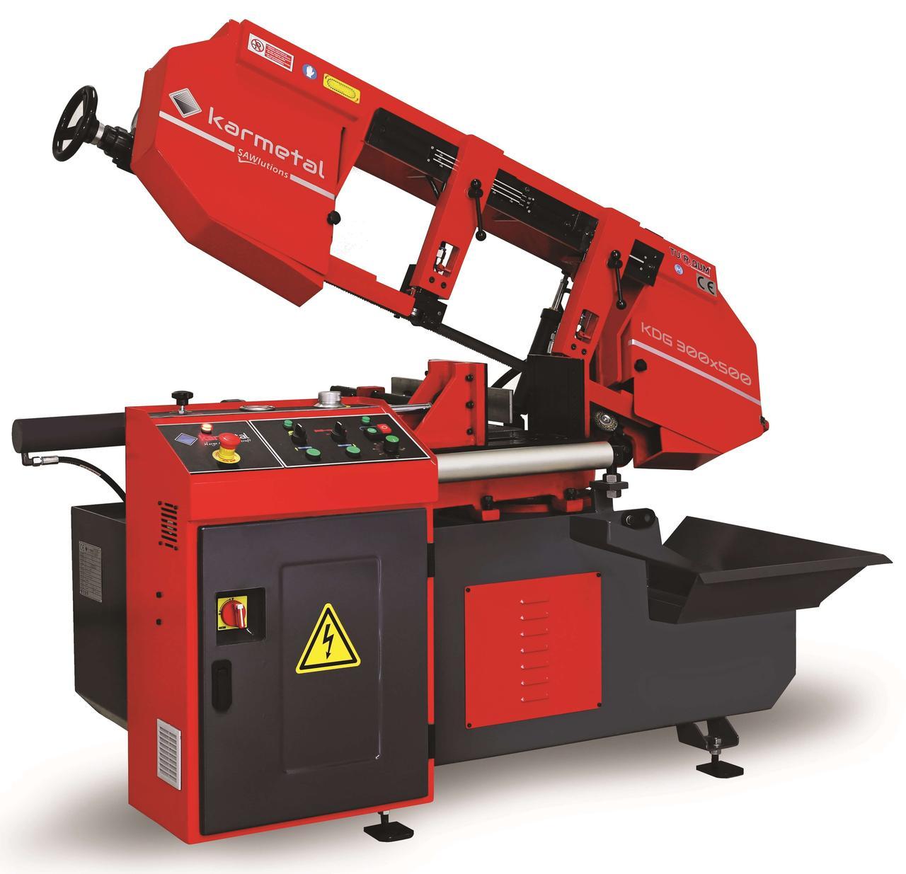 Напівавтоматична стрічкова пила по металу Karmetal KDG 300x500, фото 1