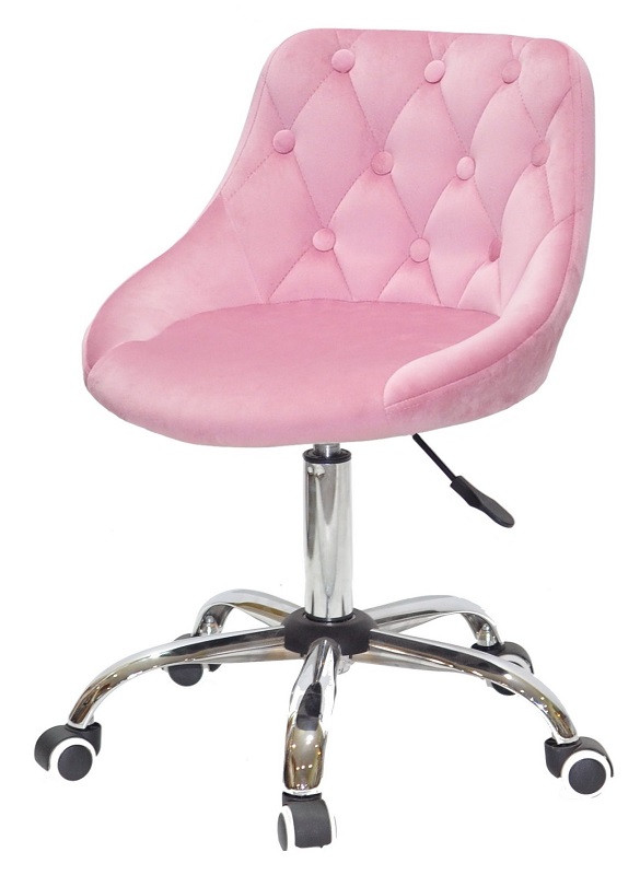 Робочий стілець на колесах, оксамит Фрез B-1025 Foro Button CH-Office