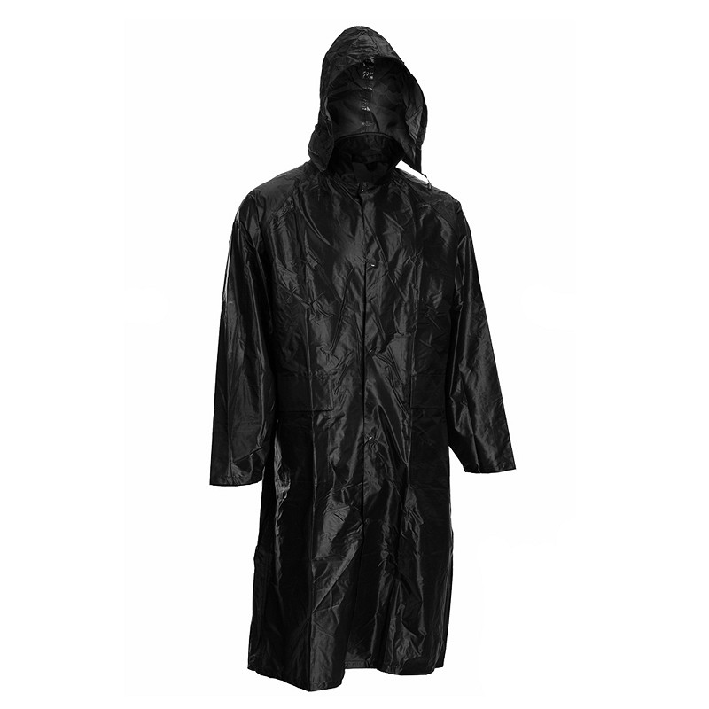 Плащ непромокальний Mil-Tec Black Дощовик 10625202