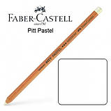 Пастельний олівець Faber-Castell Pitt Pastel,  середній білий (white medium) № 101, фото 3