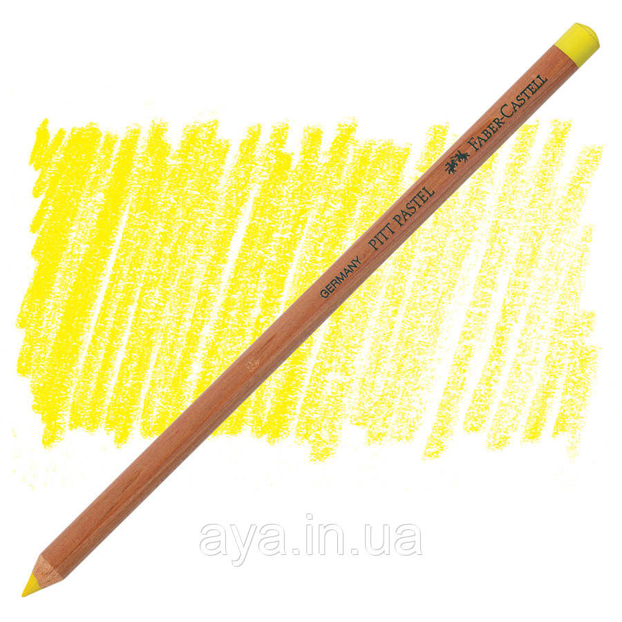 Пастельний олівець Faber-Castell Pitt Pastel, світло-жовтий хром (light chrome yellow) № 106