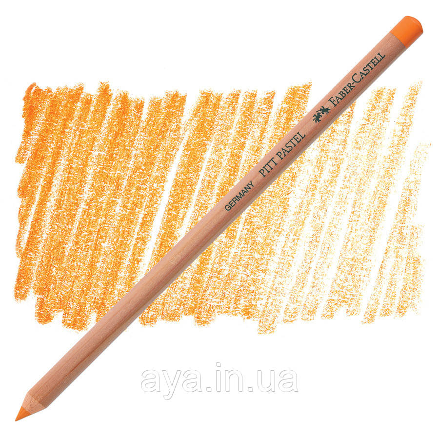 Пастельний олівець Faber-Castell Pitt Pastel, помаранчева глазур (orange glaze) № 113