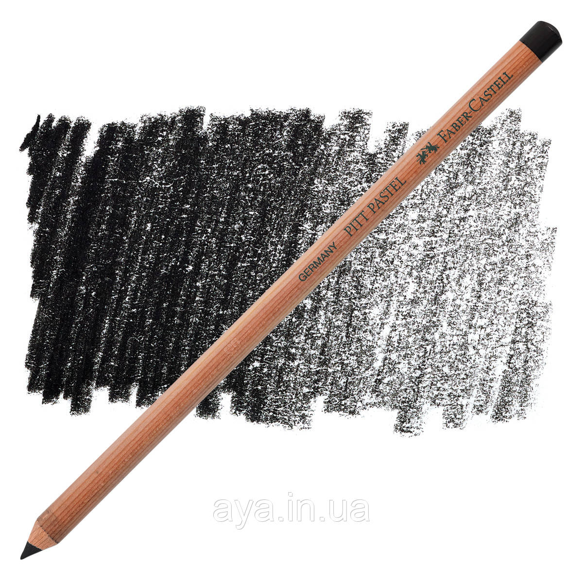 Пастельний олівець Faber-Castell Pitt Pastel, чорний ( pastel black) № 199