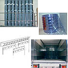 Морозостійка ПВХ стрічка 300х3 мм, стрічка холодостійка для ПВХ штори, стрічка ПВХ в рефрижератор, холодостійка ПВХ 1 м.пог., фото 4