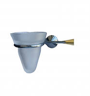 Настенный держатель для зубных щеток и пасты (стакан) в ванную