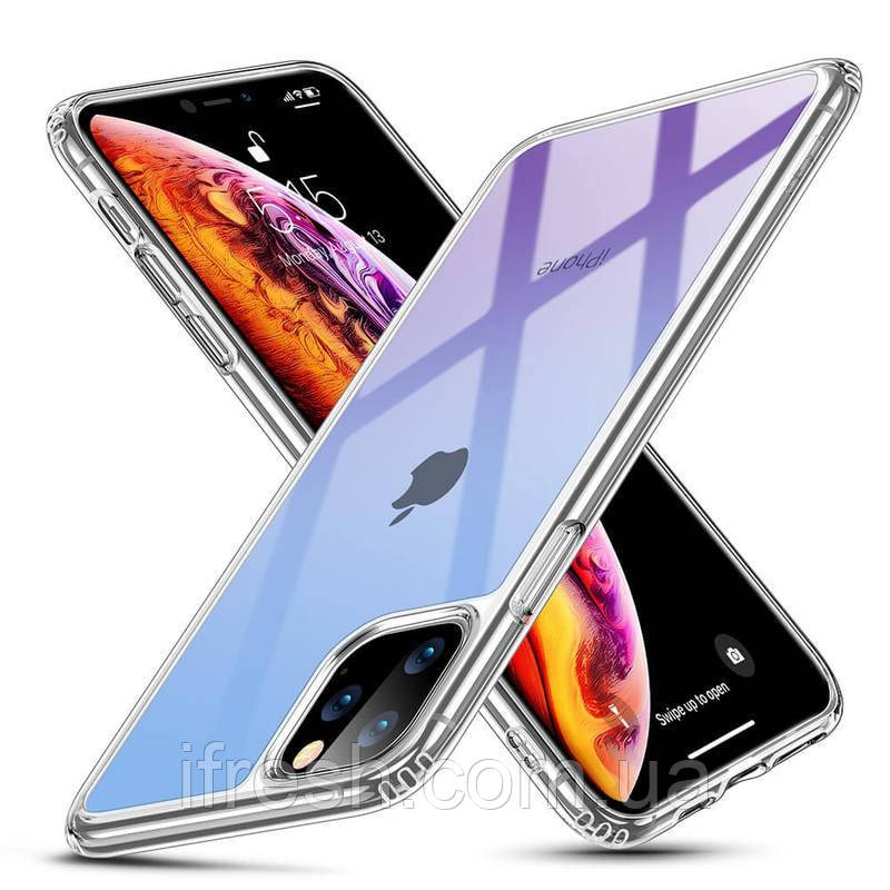 Чехол ESR для iPhone 11 Pro Mimic Tempered Glass, Blue+Purple (3C01192150201)
