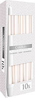 Свічка конічна перламутрова 24,5 см 10 шт (s30-190)