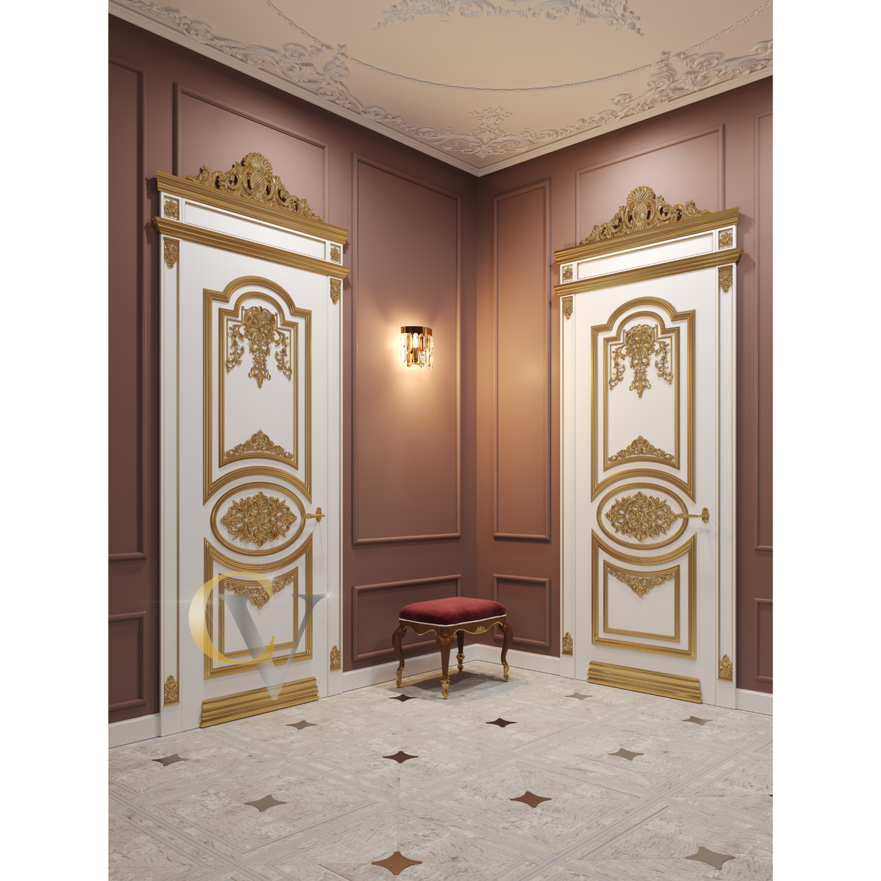 Міжкімнатні двері Casa Verdi Europa 3 з масиву вільхи
