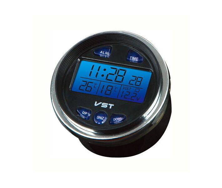 Электронные часы VST 7042V часы-термометр-вольтметр - фото 2 - id-p1630140067