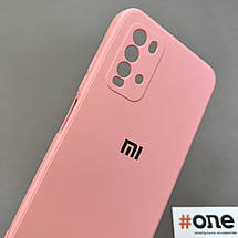 Чохол для Xiaomi Redmi 9T із мікрофіброю захистом для камери чохол на телефон сяомі редмі 9т рожевий S1Q, фото 4