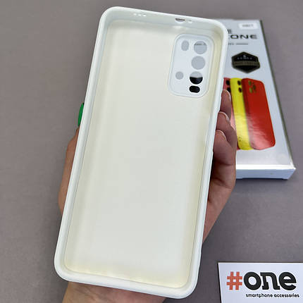 Чохол для Xiaomi Redmi 9T із мікрофіброю захистом для камери чохол на телефон сяомі редмі 9т білий S1Q, фото 3