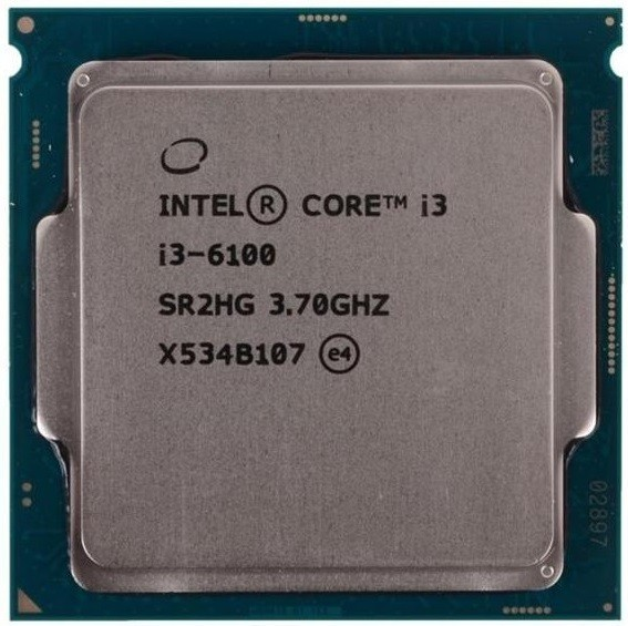 Б/В, Процесор, Intel Core i3 6100, s1151, 4 потока, 3.7 гГц