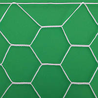 Сетка на ворота футбольные безузловая любительская d-2,5 мм, ячейка 12*12 см C-7527