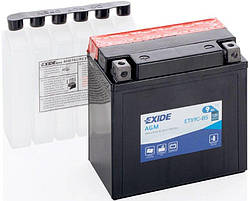 Mото акумулятор Exide 9 ah AGM ETX9C-BS (сухозаряджений)