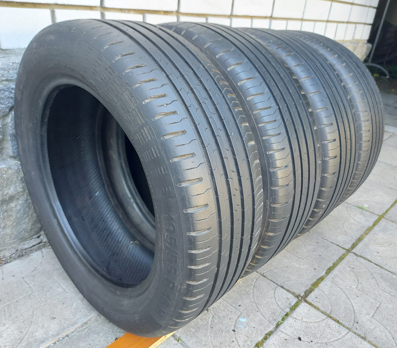 Шини б/у 195/55 R16 Continental ContiEcoContact 5, комплект