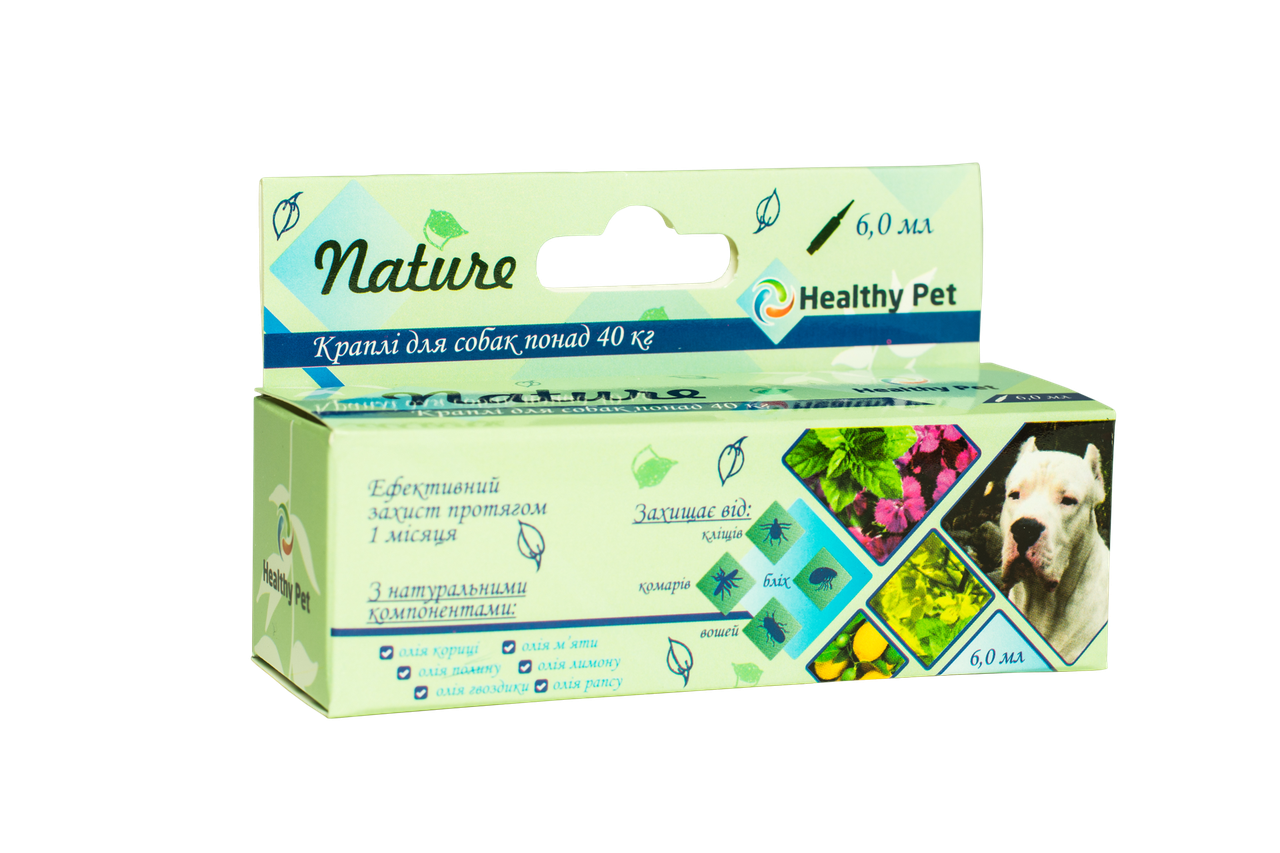 Healthy Pet Краплі “Натюр” для собак понад 40кг, 1 амп. х 6,0мл