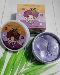 Гідрогелеві патчі для очей Dearme Beauty Grape moisturising eye mask