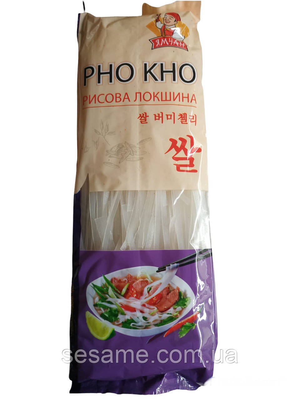 Рисова локшина широка Pho Kho 300г (В'єтнам) 1 ящик