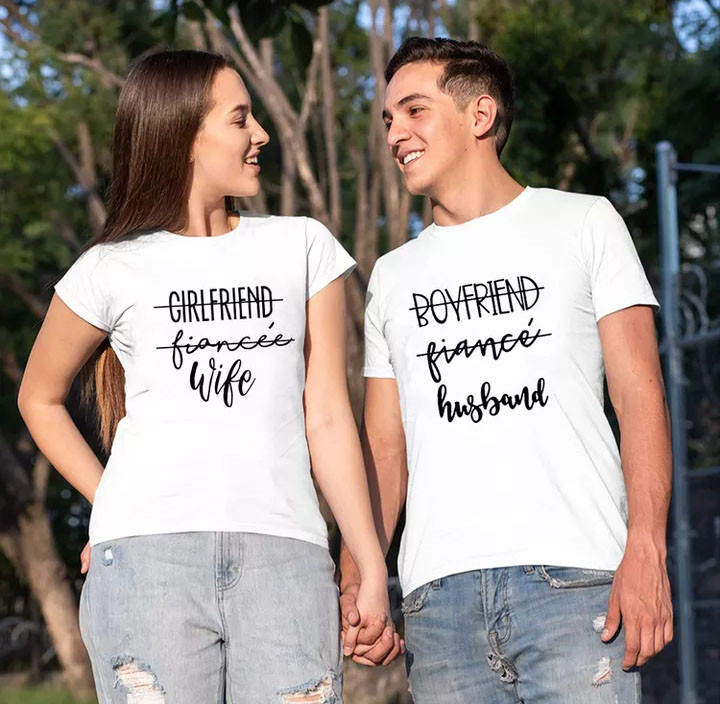 Парні футболки "Wife&Husband"