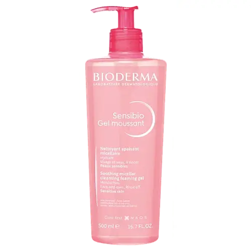 Bioderma Sensibio Gel Moussant, успокаивающий очищающий гель для лица ...