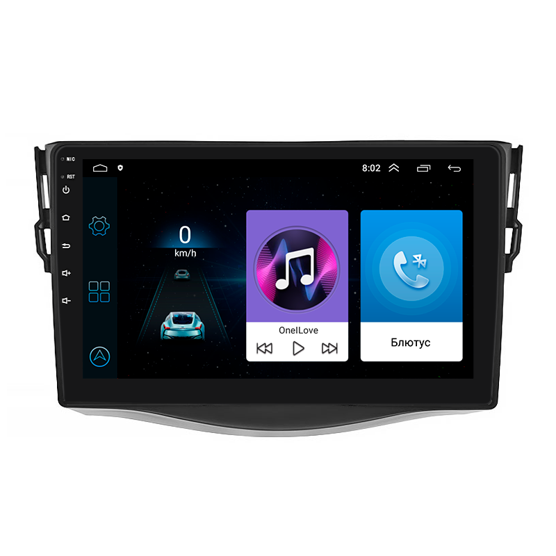 Штатна магнітола Lesko для Toyota RAV4 III (XA30) Рестайлінг 2010-2016 екран 9" 1/16Gb/ Wi-Fi Optima GPS