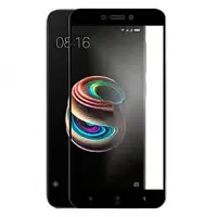 Защитное стекло на Xiaomi Redmi 5a (Черное)