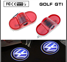 Підсвічування дверей з логотипом Volkswagen Гольф 4 / Бора . Підсвітка дверей VW Golf 4 / Bora / Caddy / Touran