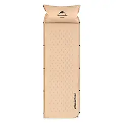 Самонадувний кемпінговий килимок Naturehike Mat with Pillow 25 mm NH15Q002-D Natural yellow