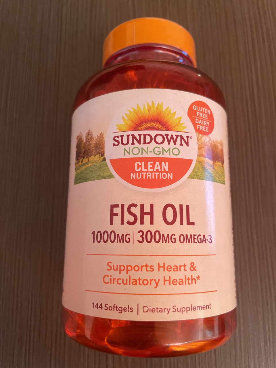 Рыбий жир Sundown Naturals 1000 mg 144 капсулы - фото 1 - id-p1630181426