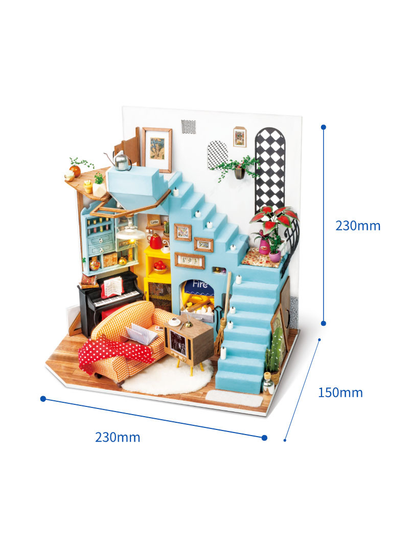 Конструктор ляльковий будиночок Robotime DG141 «Гостійка Джоя», фото 1