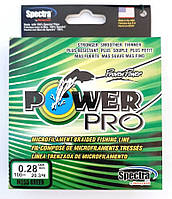 Шнур рыбацкий Power Pro, Китай, зеленый, сечение 0,28, 125м