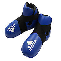 Защита стопы для кикбоксинга и тхэквондо Adidas Super Safety Kicks (WAKOB01) Blue XXS