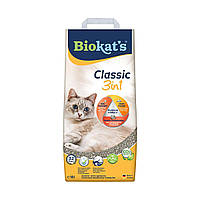 Наполнитель бентонитовый Biokats Classic (3in1) 10 литров