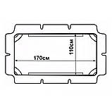 Козирок дах для садових гойдалок Bonro 170x110см тент - навіс для садової підвісної гойдалки зелений W_1036, фото 3