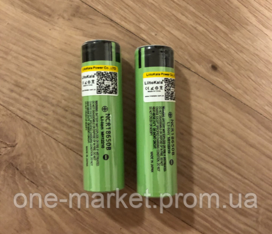 Аккумулятор 18650 Li-Ion LiitoKala Lii-34B-JT, 3400mah (3200-3400mah), 3.7V (2.75-4.2V), Green, PVC - фото 2 - id-p1630217828